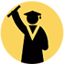Icon: Graduating