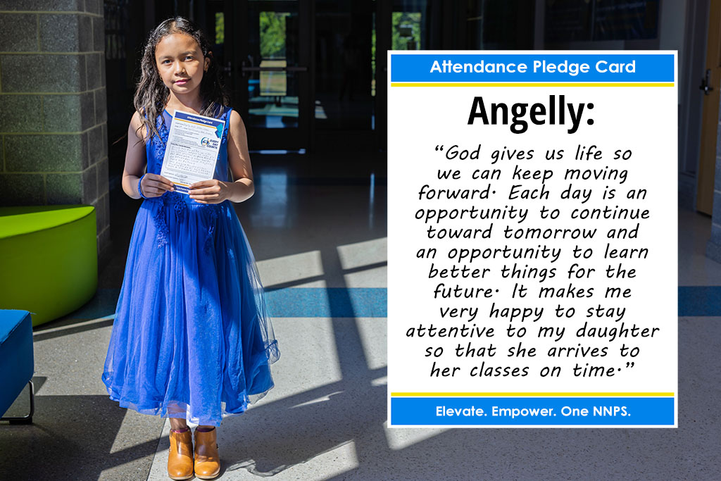 Angelly: God gives us life so we can keep moving forward. Each day is an opportunity to continue toward tomorrow and an opportunity to learn better things for the future. It makes me very happy to stay attentive to my daughter so that she arrives to her classes on time.