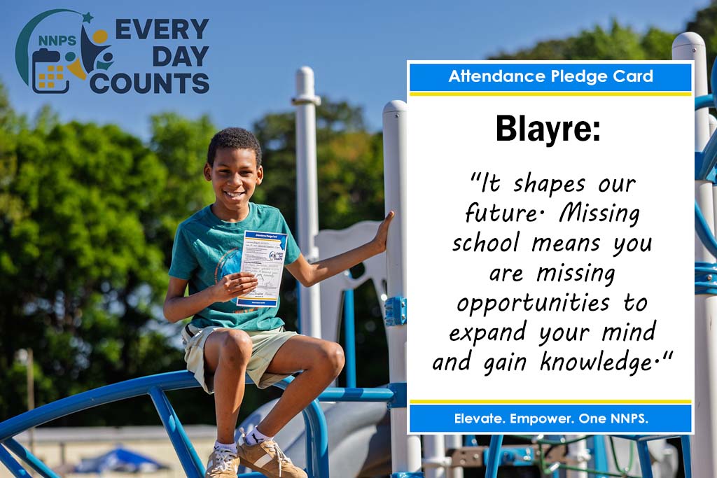 Blayre: It shapes our future. Missing school means you are missing opportunities to expand your mind and gain knowledge.