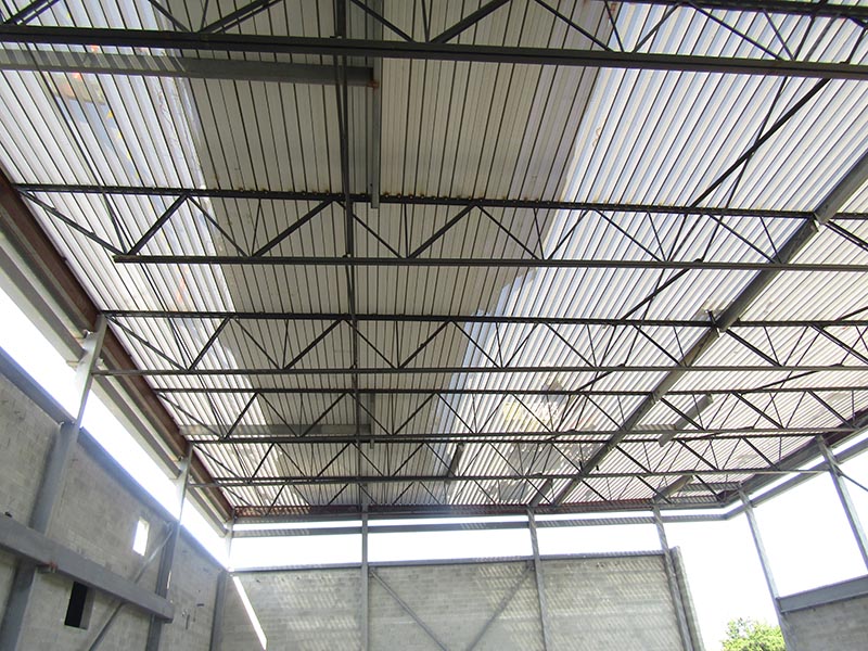 Steel Deck Over Gym