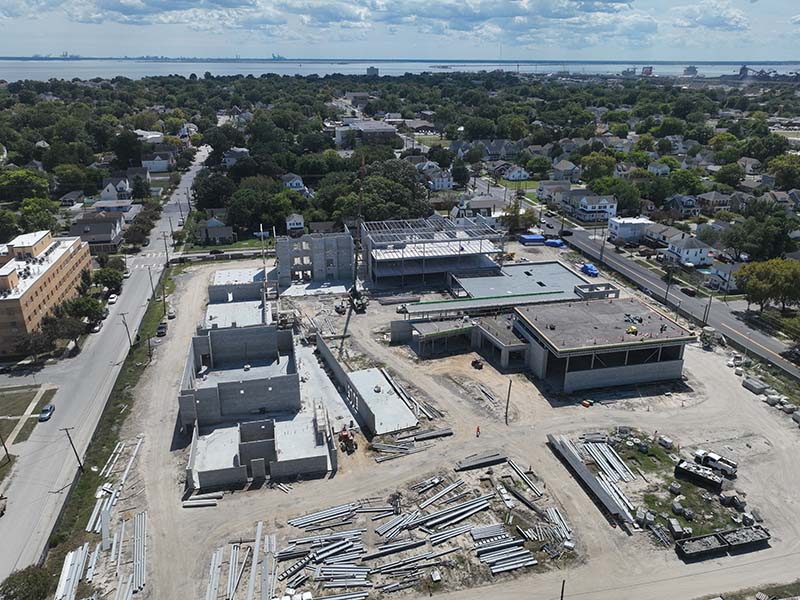 Aerial South View