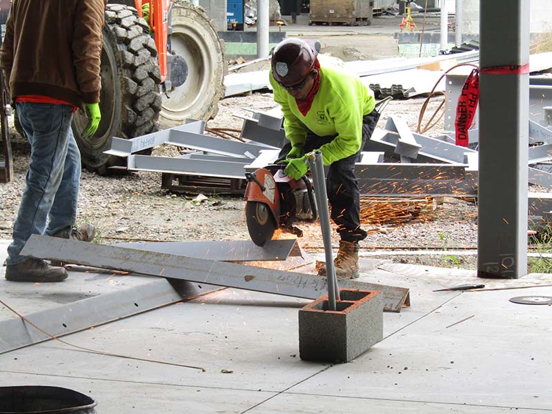 Construction photo, see caption