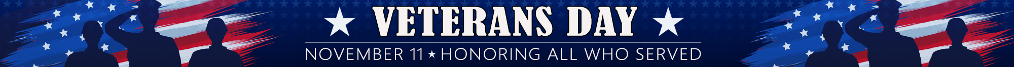 Veterans Day, November 11, Honoring all who served