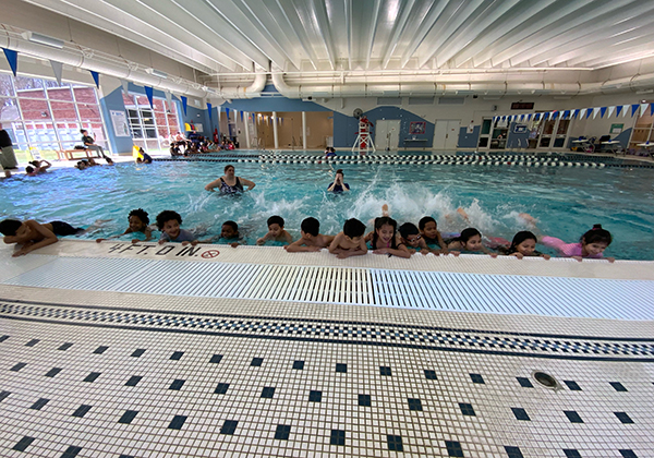 All NNPS elementary schools offer second grade swimming program