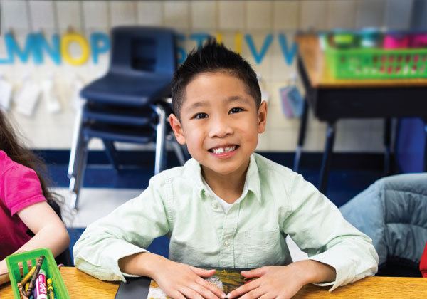 B.C. Charles Elementary School 1st grader Lincoln Ly