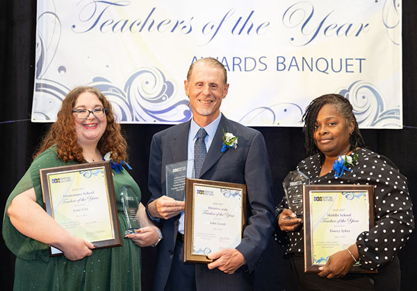 Left to right: Loni Kite, John Lovett, and Tracey Sykes