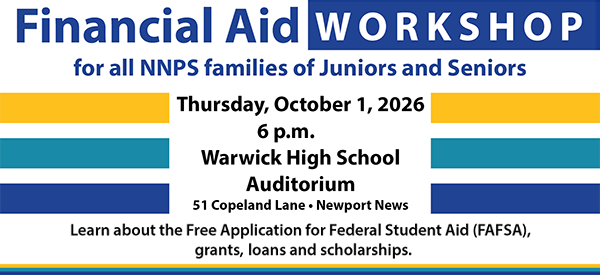 Financial Aid Workshop, Oct 1, 6pm, Warwick High