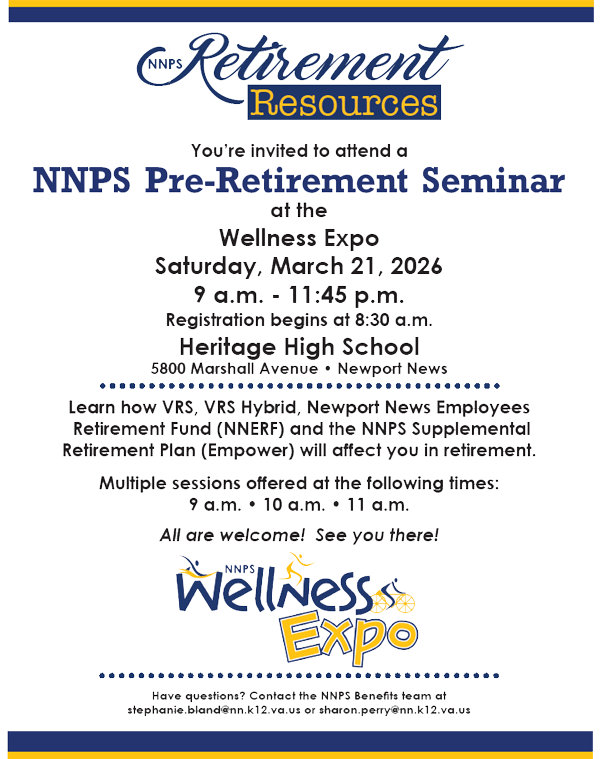 Preretirement Expo, click to download flyer